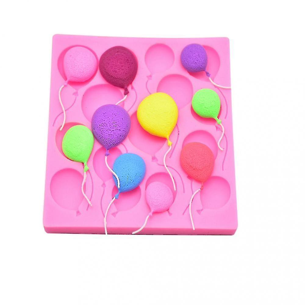 調理器具セット3Dバルーンパターンシリコンモールドフォンダンケーキデコレーションツールチョコレートモールドモールド