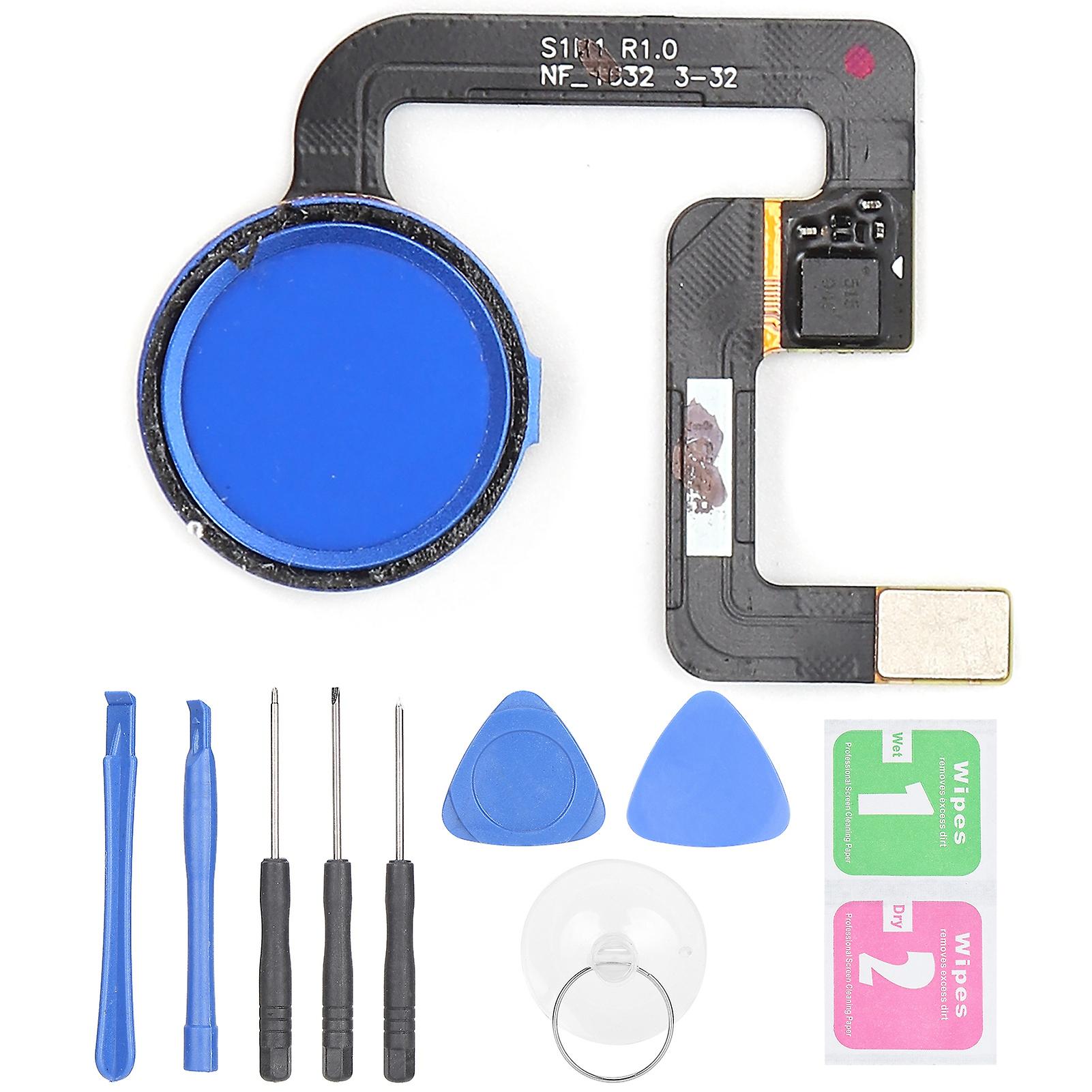 Fingerprint Sensor Home Back Button Connector Flex Cable Compatible for Pixel/Pixel XlBlue