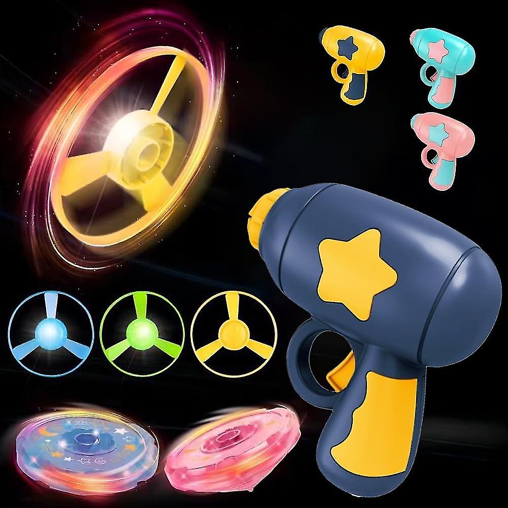 ילדים חדשים 3 ב 1 משגר דיסק מעופף משגר צעצועים צעצוע מעופף בנים בנות מתנה