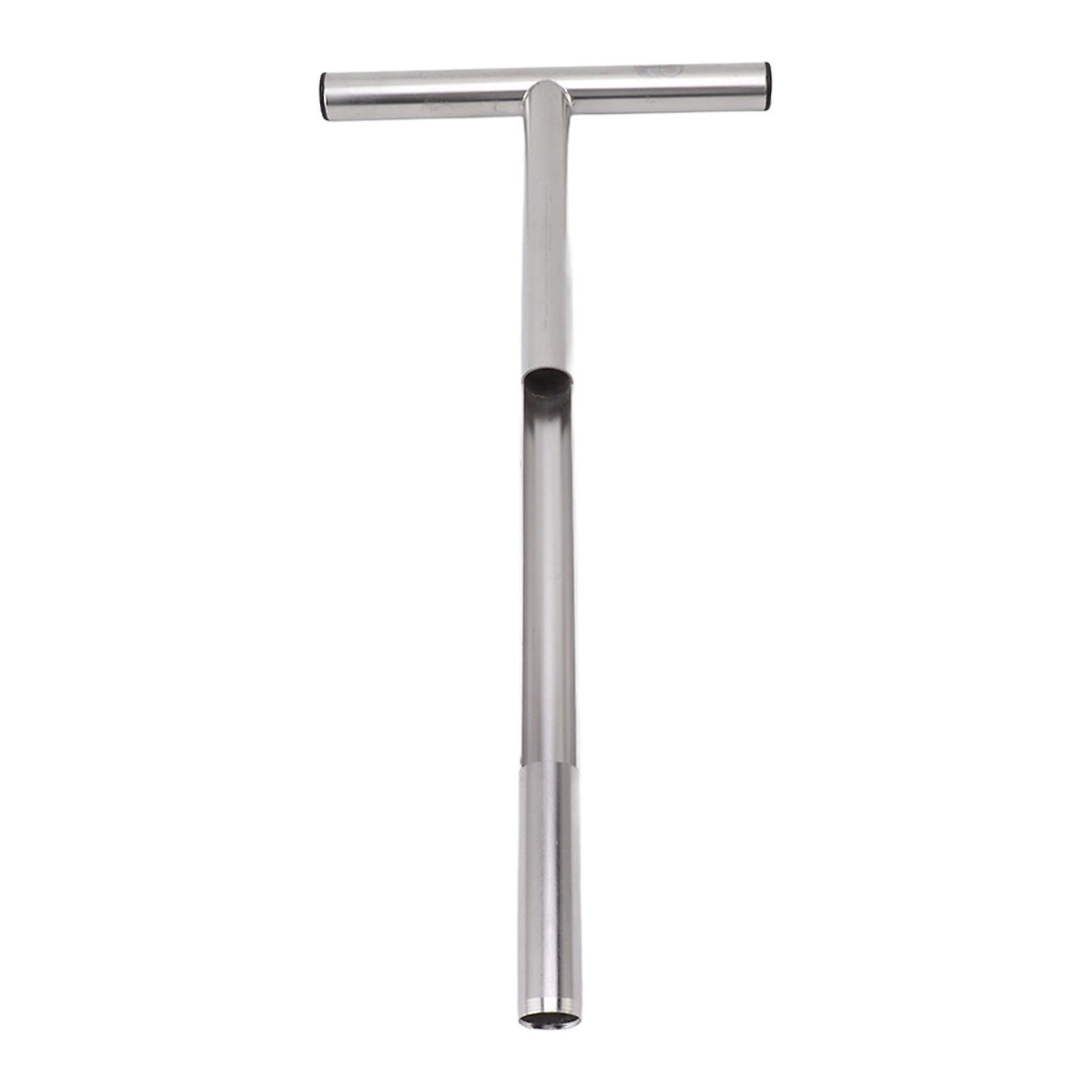304 Stainless Steel Portable Soil Sampling Probe with T-Handle, Soil Sampling Tool for Farm, Garden, Lawn, 21 Inch