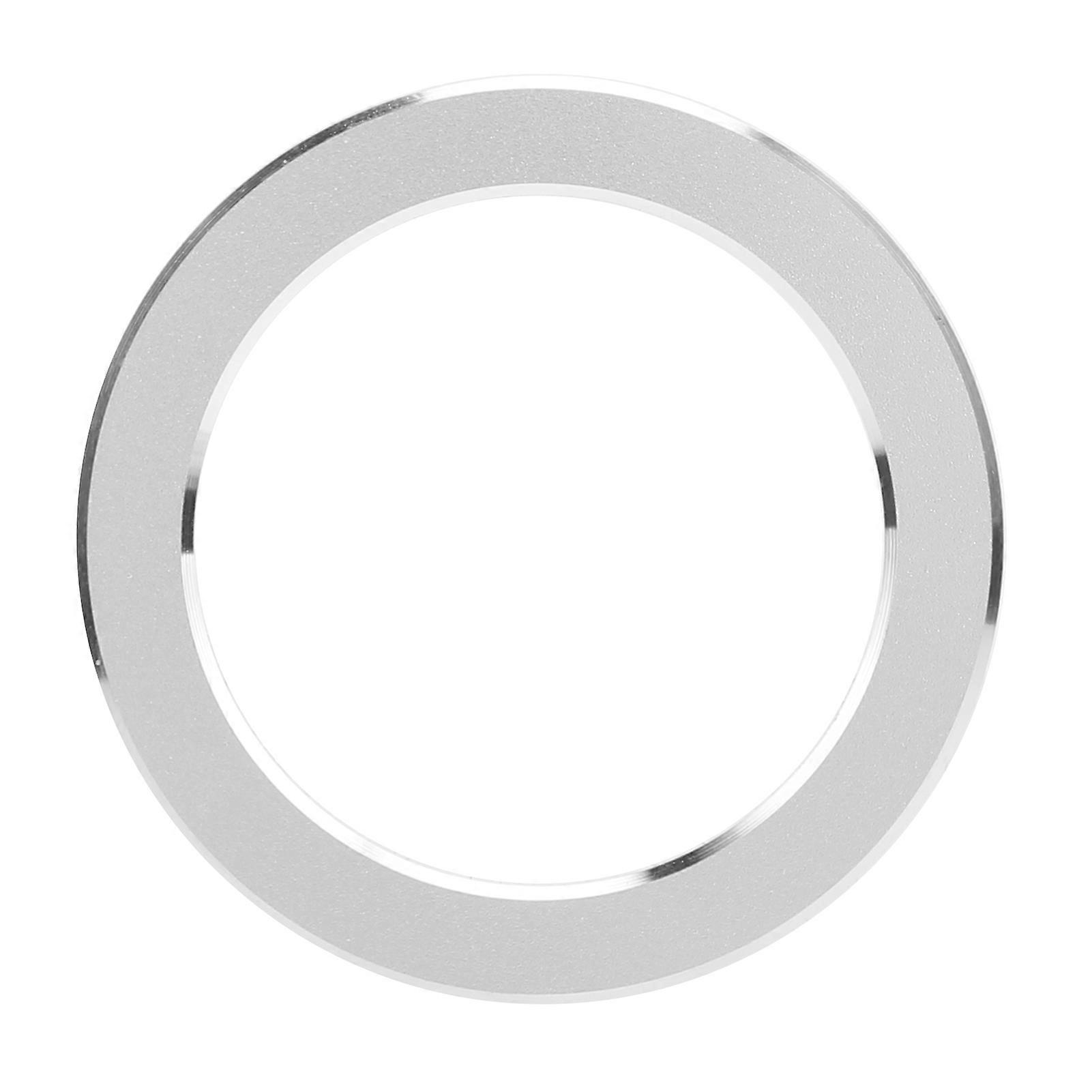 Engine Ignition Start Stop Button Ring Cover Trim Aluminum Alloy Sliver Push Button Ring Trim