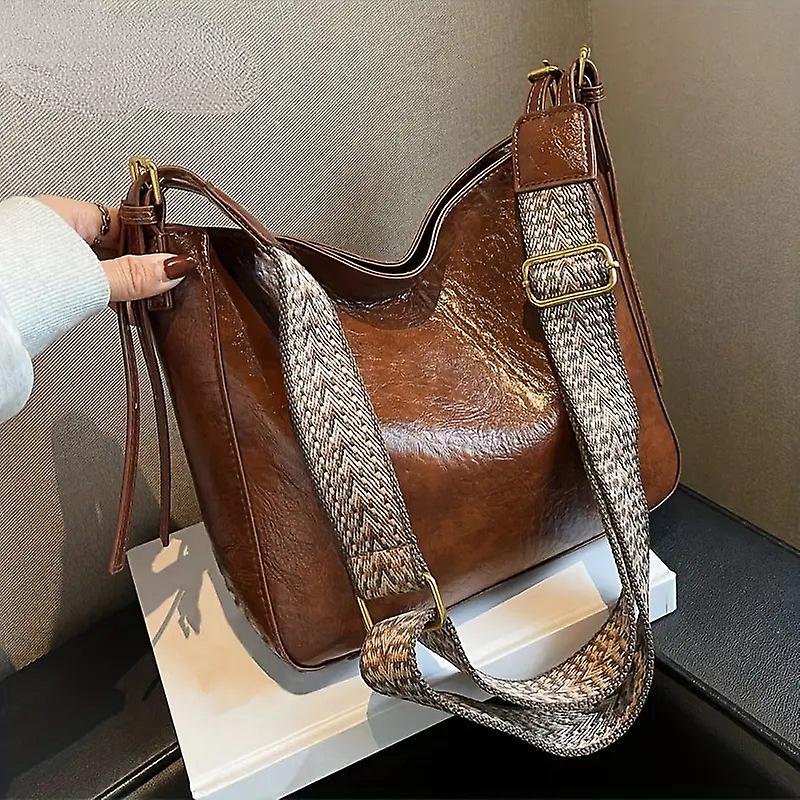 Damska torba na mecz o dużej pojemności Tote Crossbody Torba Stylowa torba do pracy i szkoły