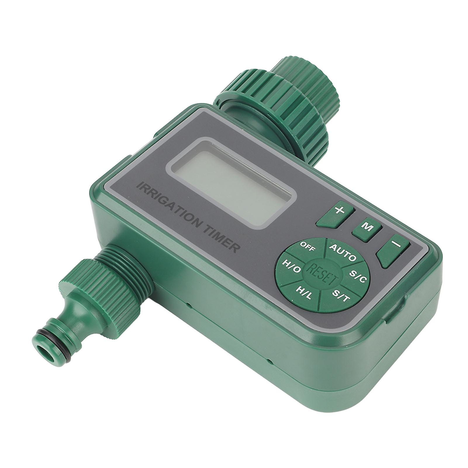 Green Sprinkler Timer G3/4 Thread 12x11x5.5cm Water Controller
