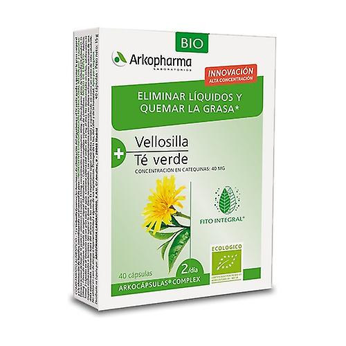 Arkocápsulas Complex Green Tea and Vellosilla - Fat Burners and Elimination 40 capsules