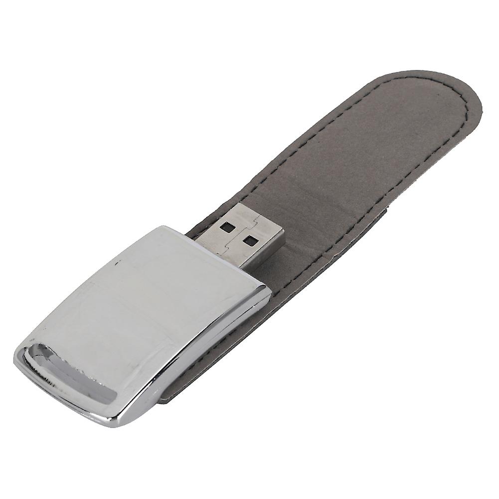 32G Mini Leather USB 2.0 Interface U Disk Flash Drive Memory Stick U Disk (Black)
