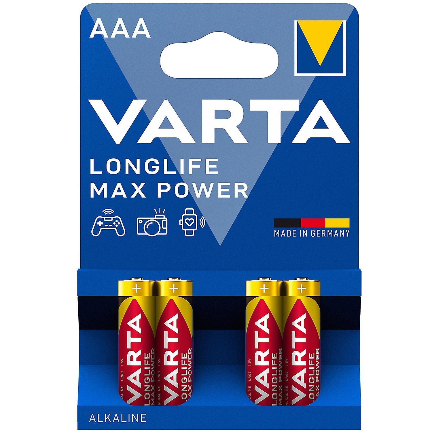 Longlife Max Power AAA/LR03 Battery 4-pack