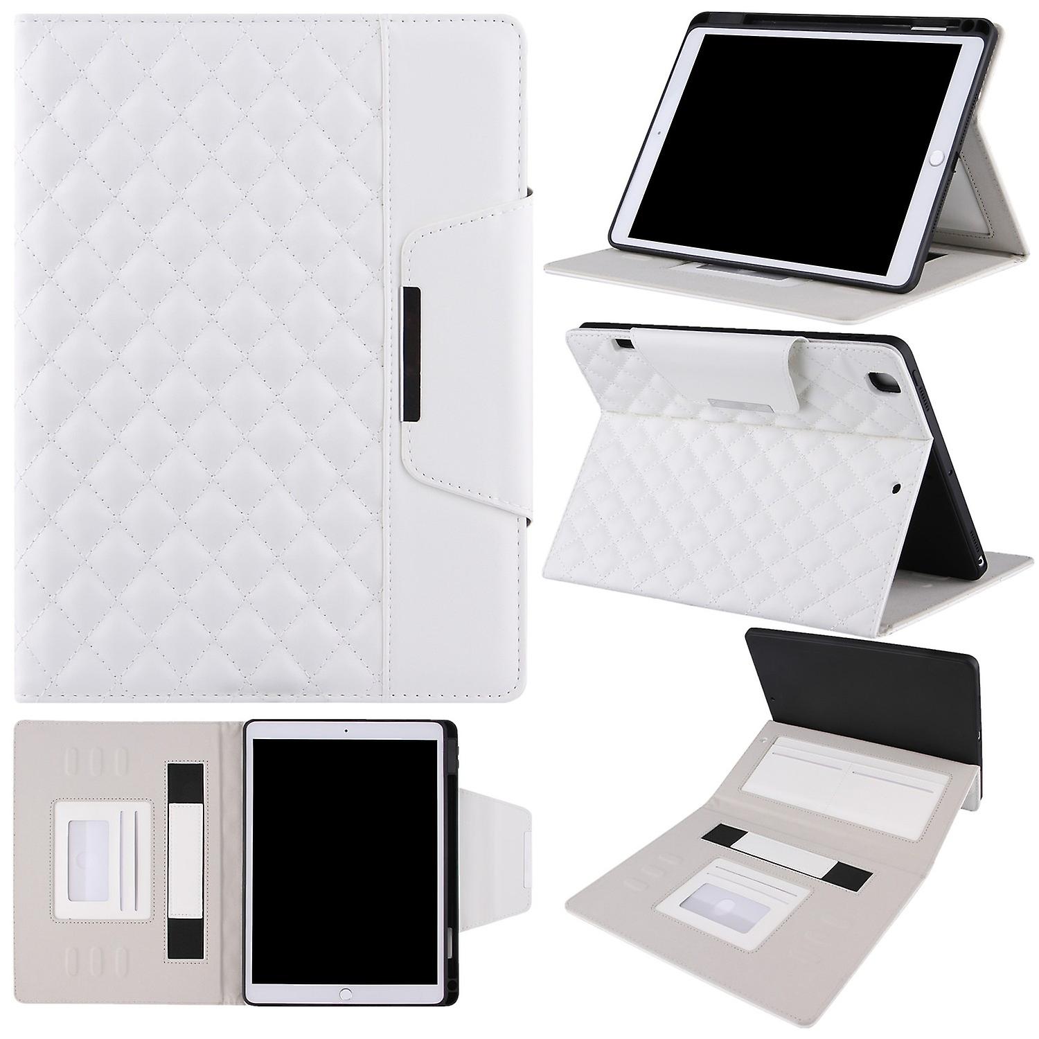 Checkered Leather Case For iPad 10.2 (2021 / 2020 / 2019)