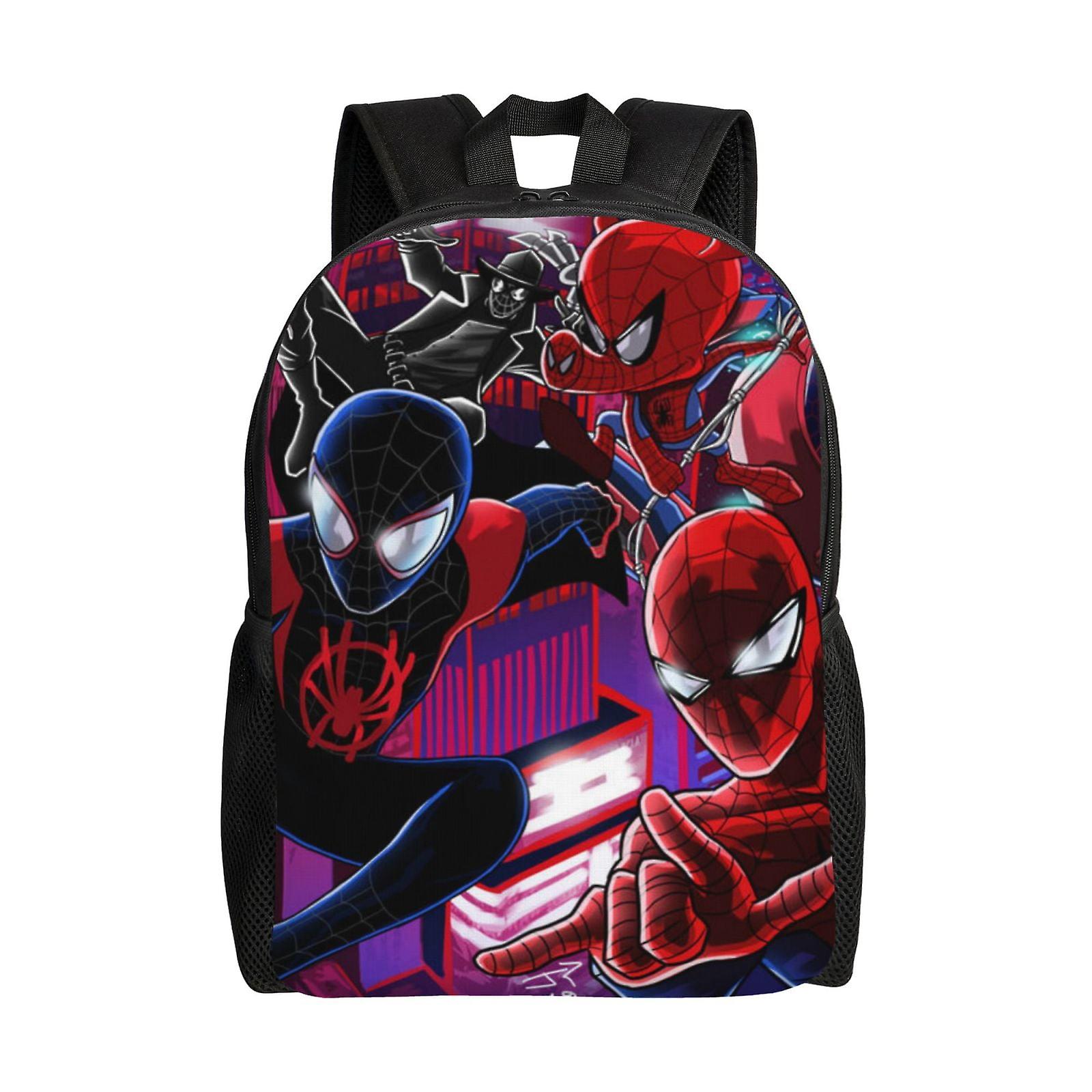 Miles Morales Backpack, Travel Laptop Backpack, Water Resistant College School Computer Bag, Durable