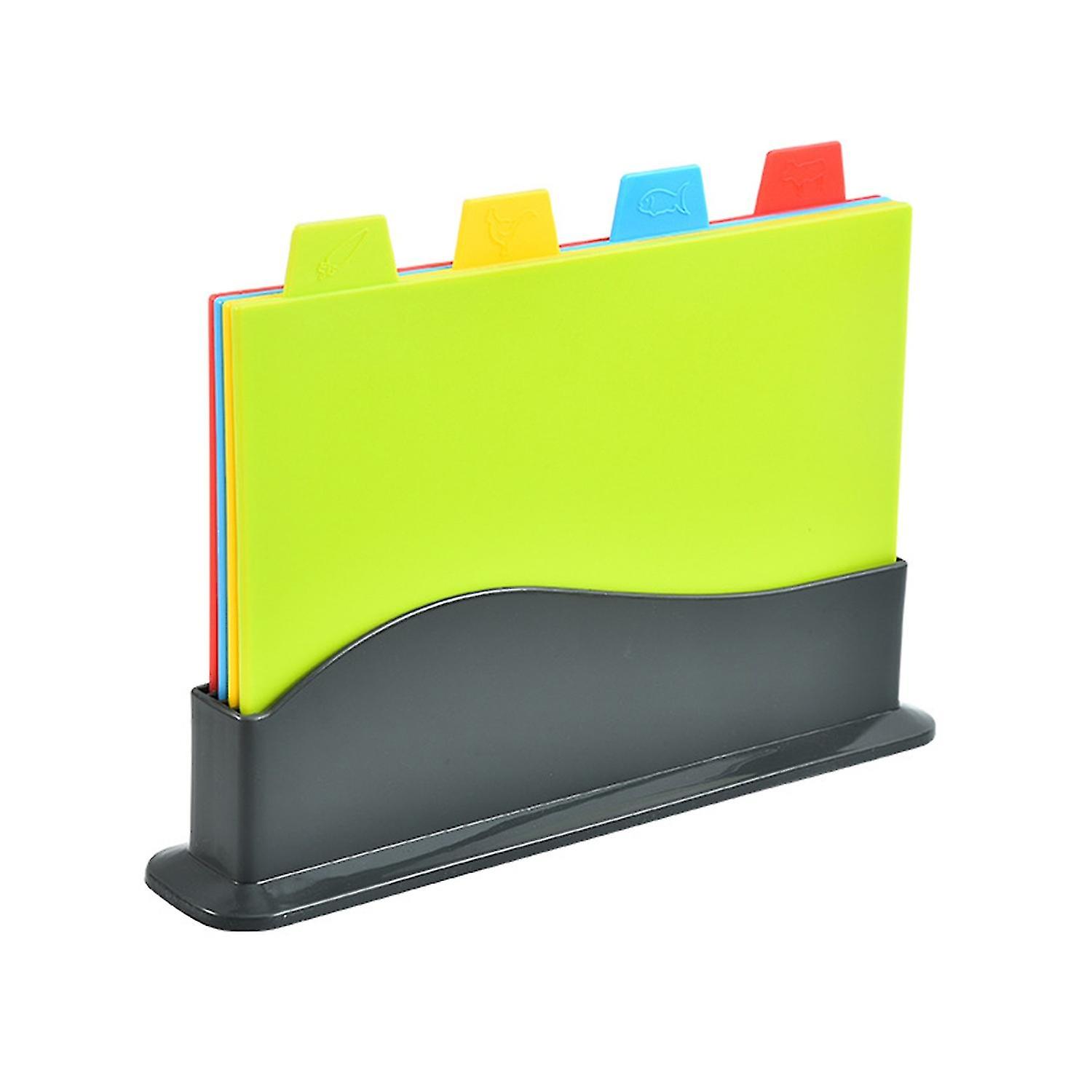 BoSaiD 5Pcs/Set Cutting Board Non-slip Vegetables Chopping Kitchen Stuff Tool Gadget