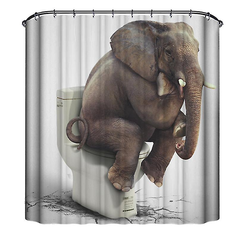 1pcs Extra Long Shower Curtain