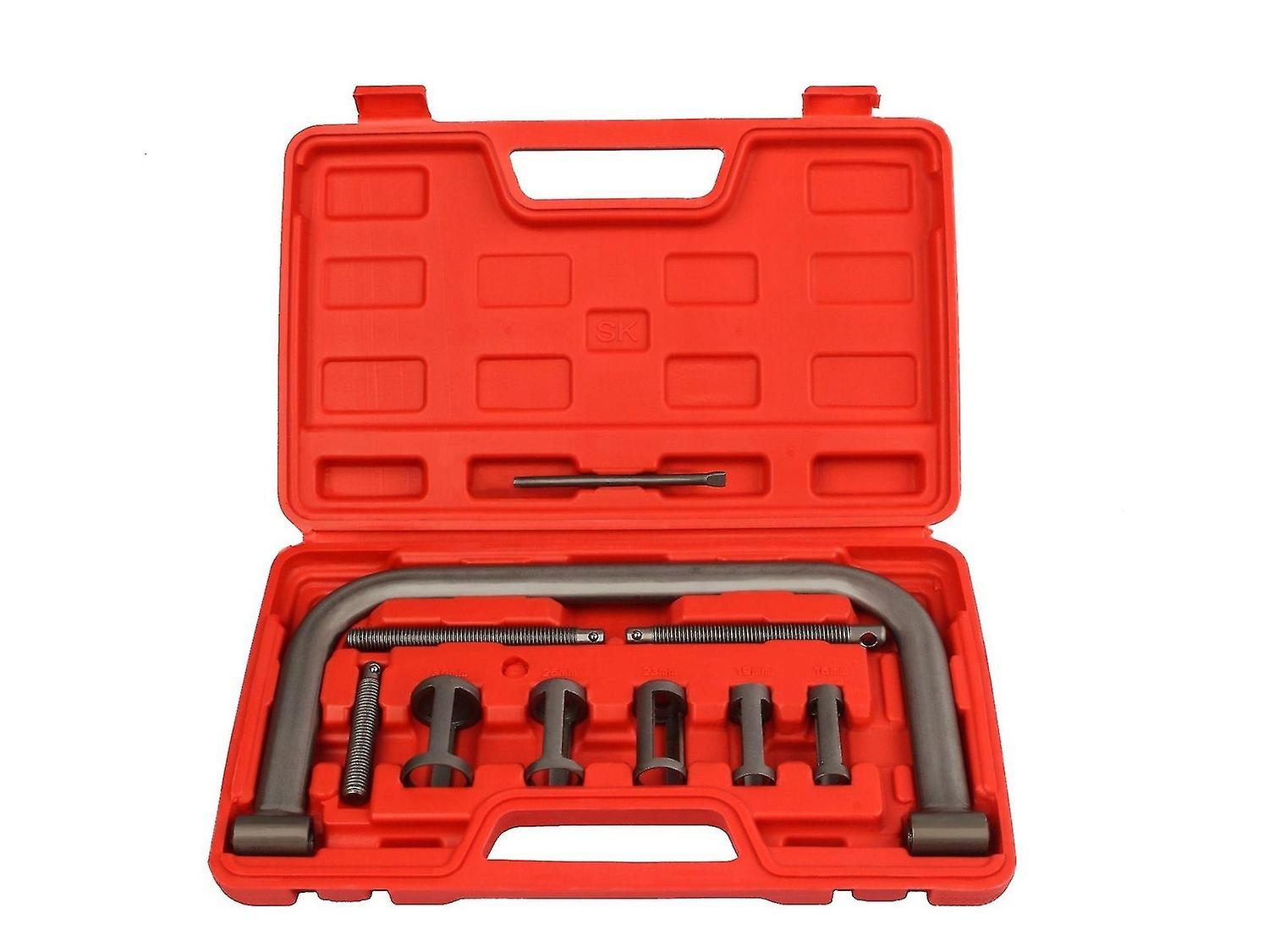 Car and motorcycle universal valve spring compressor red 1 piece