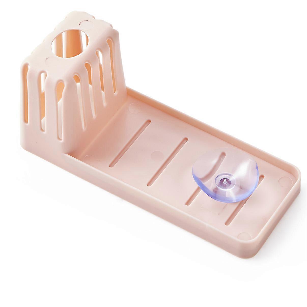 Shelf, sponge drainer, pink kitchen shelf 16*6.5*7CM