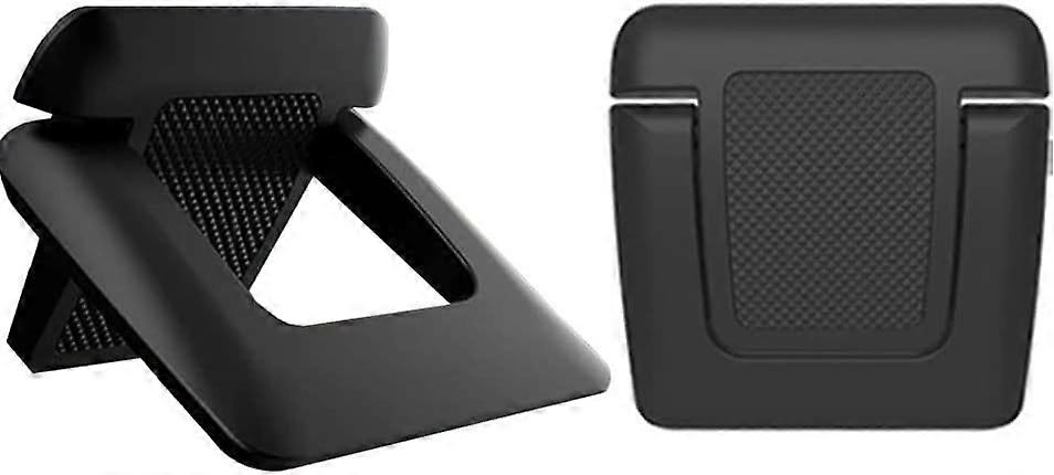 2 Pieces Mini Laptop Stand Riser Invisible Computer Keyboard Stand for Desk Ergonomic Portable ABS Lightweight Laptop Stand