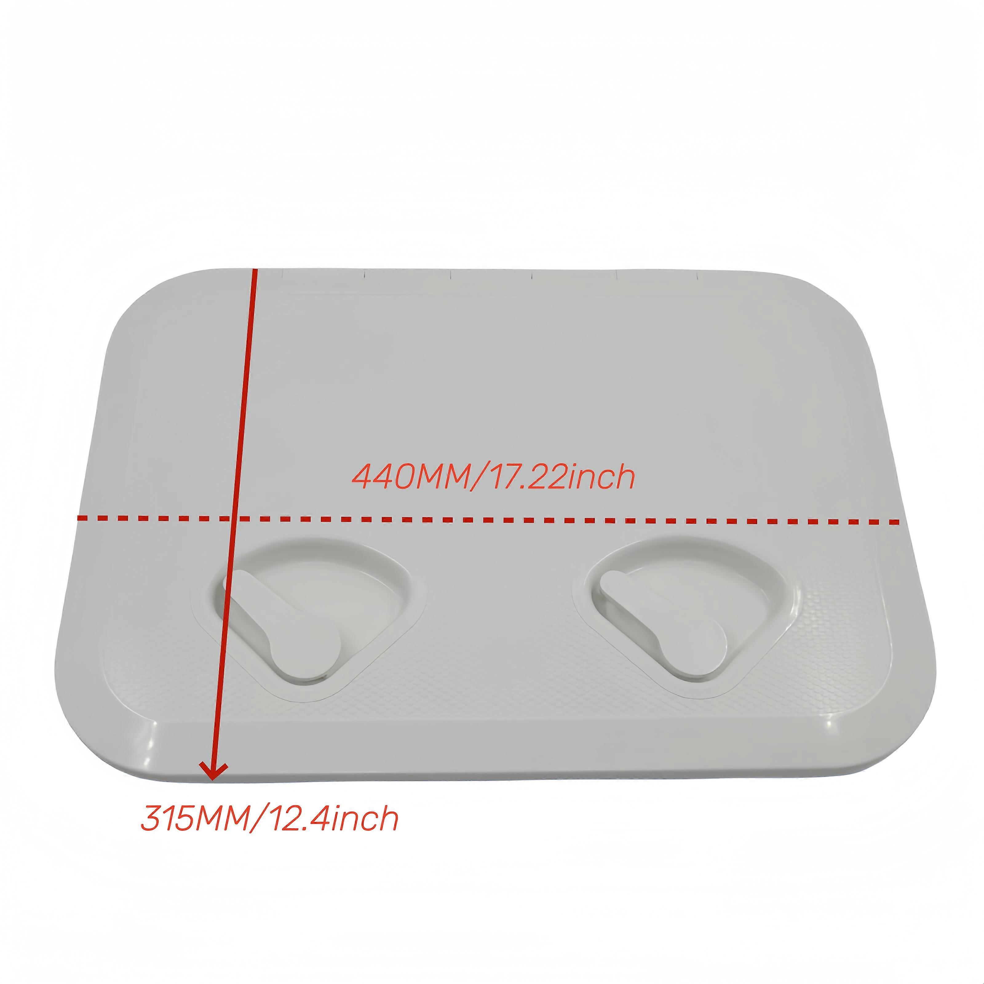 Marine Square Hatch With Double Handles, Boat Deck Plate Cover, Durable Boat Accessories