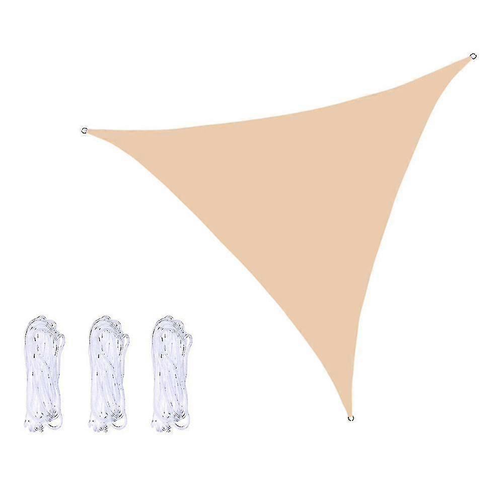 3x3x4.3m/4x4x5.7m/5x5x7.1m Waterproof Sun Shade Sail Triangle For Garden Patio Outdoor Awings Canopy Pool Awning Camping Outdoor Umbrellas And Sunshad