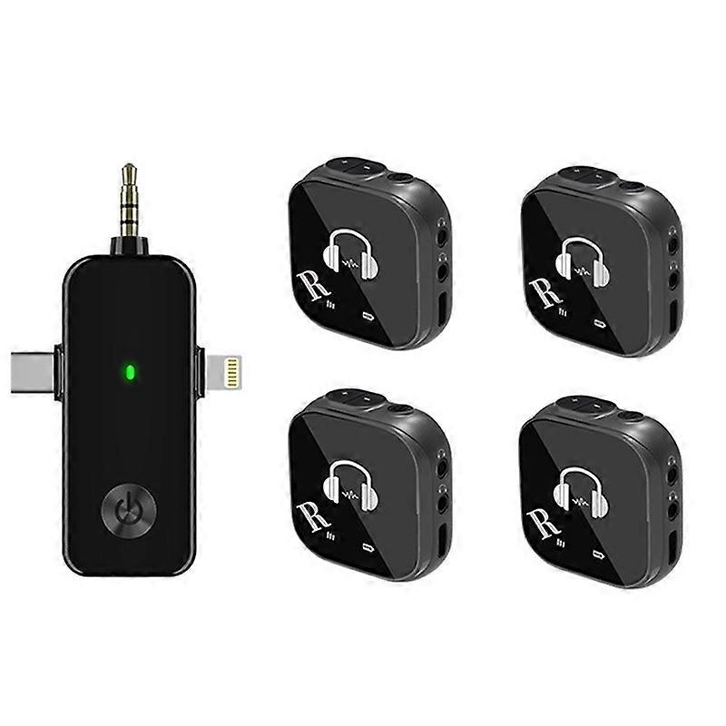 Wireless Lavalier Microphone One Drag One Set 3