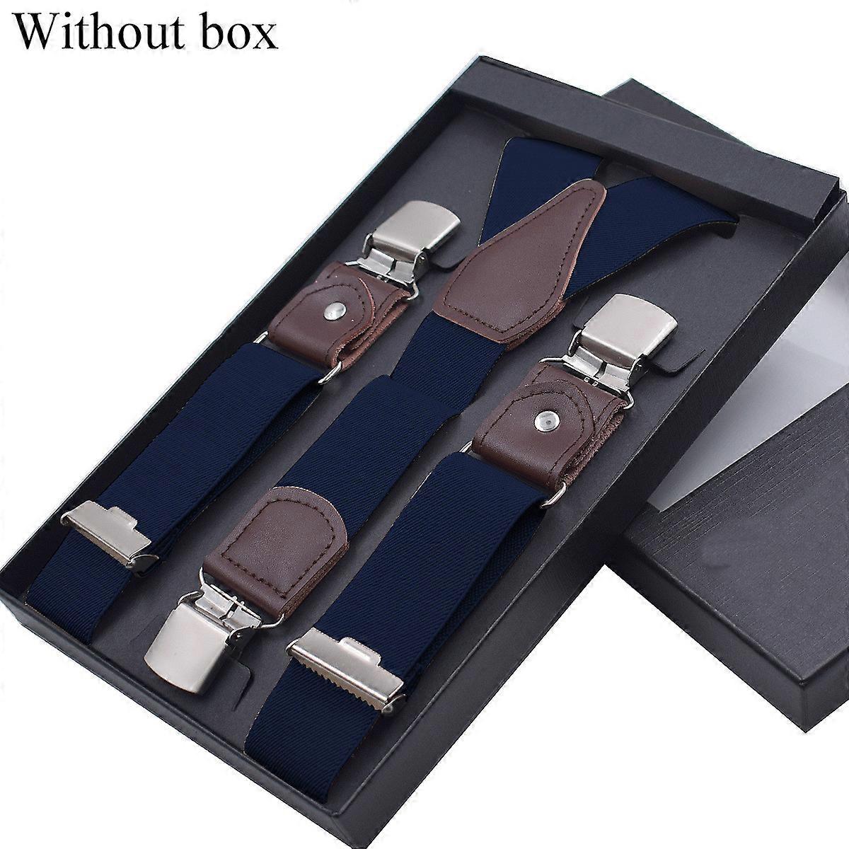3 Clips Design Men Women 35mm Wide Adjustable Suspenders Clip-on Y-Back Braces Sling Elastic Belt Pants Holder Wedding Wear
