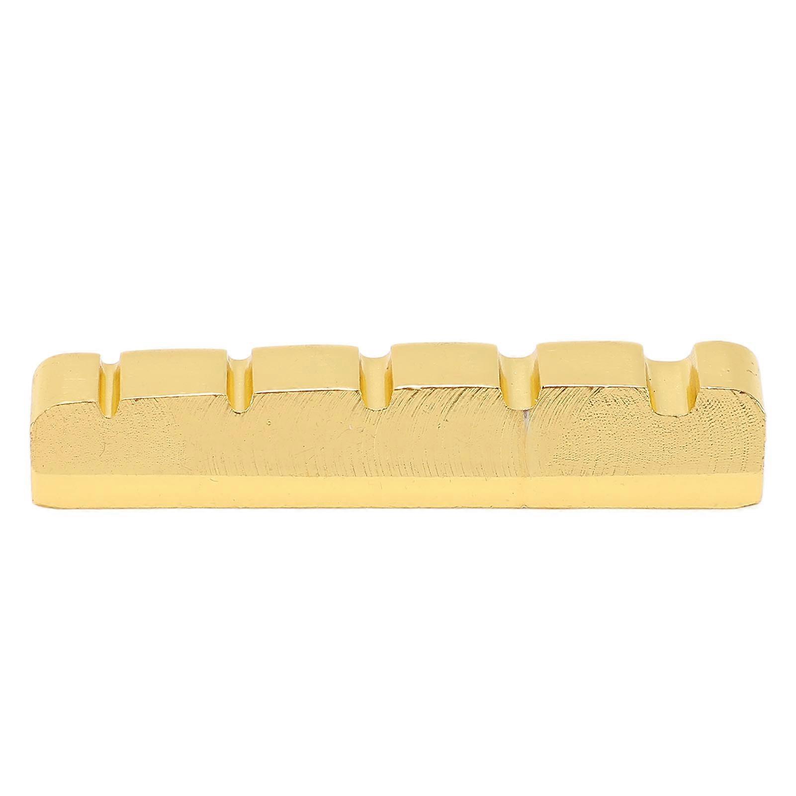 Electric Guitar Bridge Nut Metal Pre Slotted Nut Replacement String Instrument Accessories