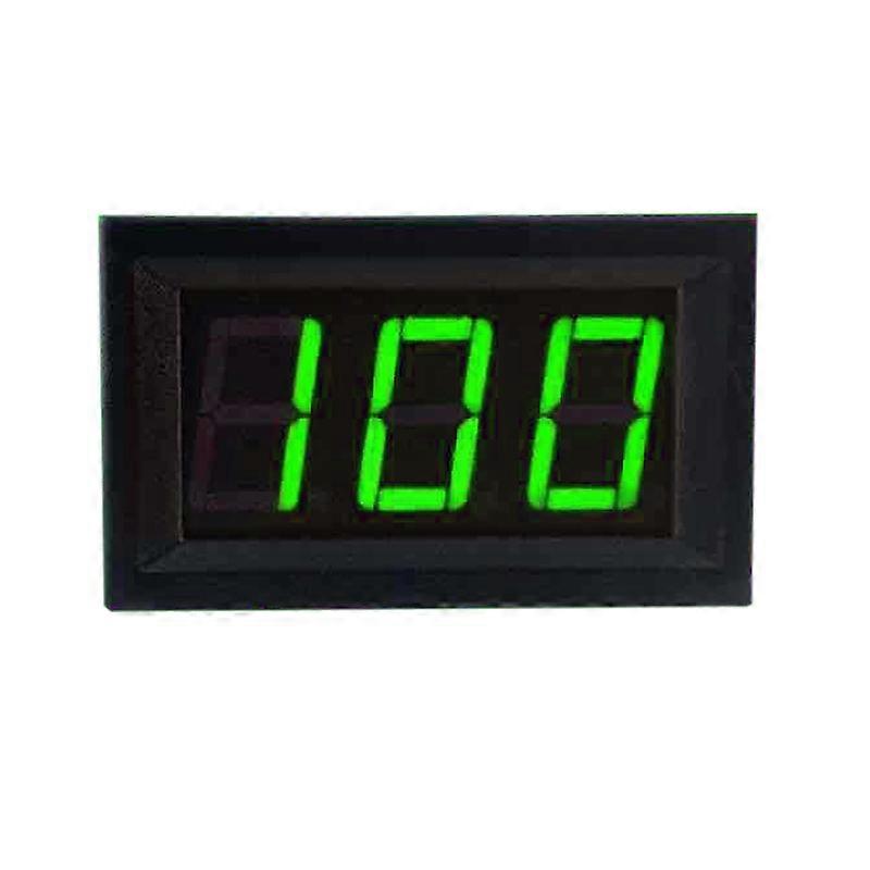 Digital Voltmeter 0.56in 3 Wire Voltage Meter Tester LED Display 0?100V Accessory Green
