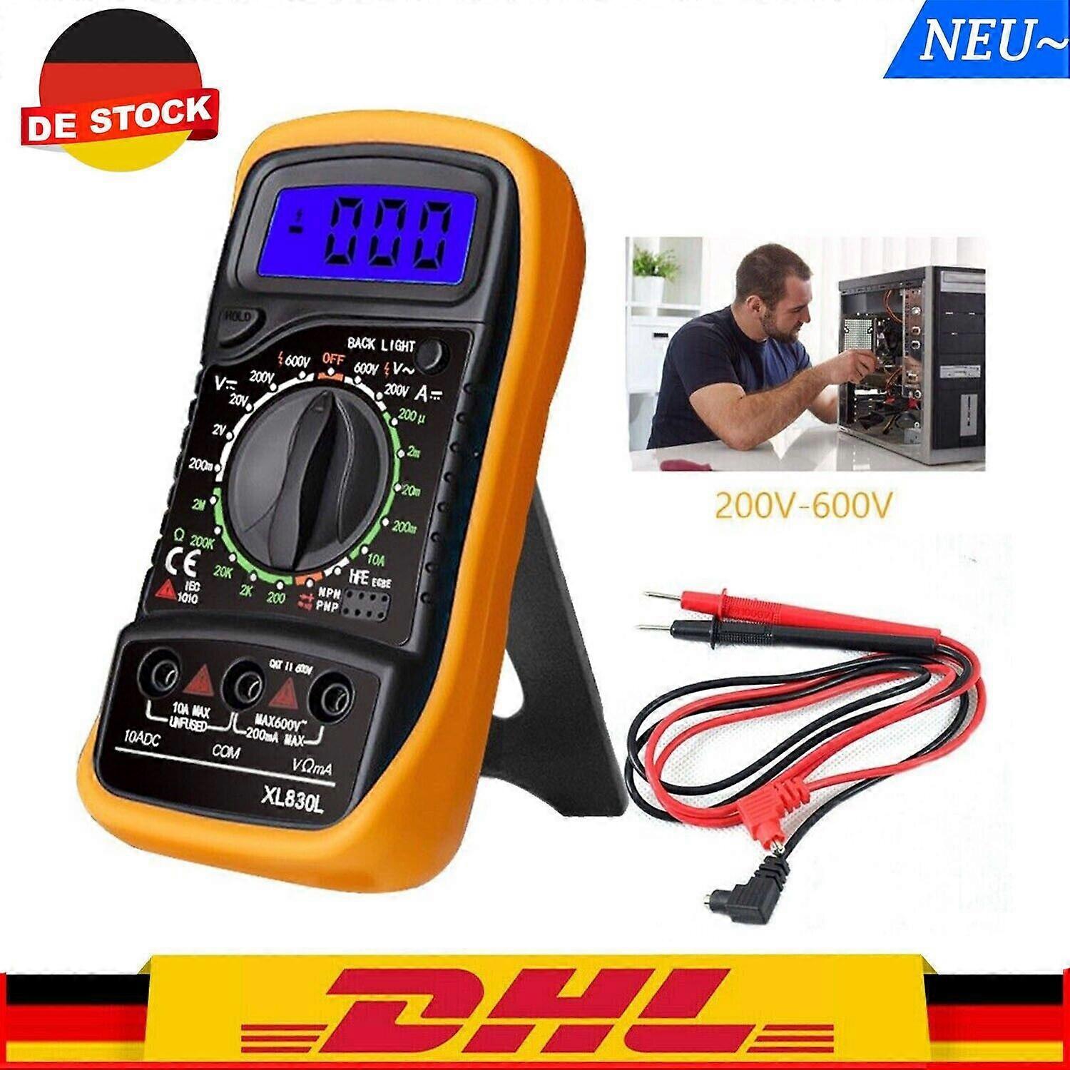 Digital Multimeter Messgert AC DC Strom Strommesser Voltmeter Spannungsprfer
