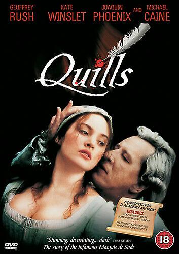Quills DVD (2001) Geoffrey Rush Kaufman (DIR) cert 18 - Region 2