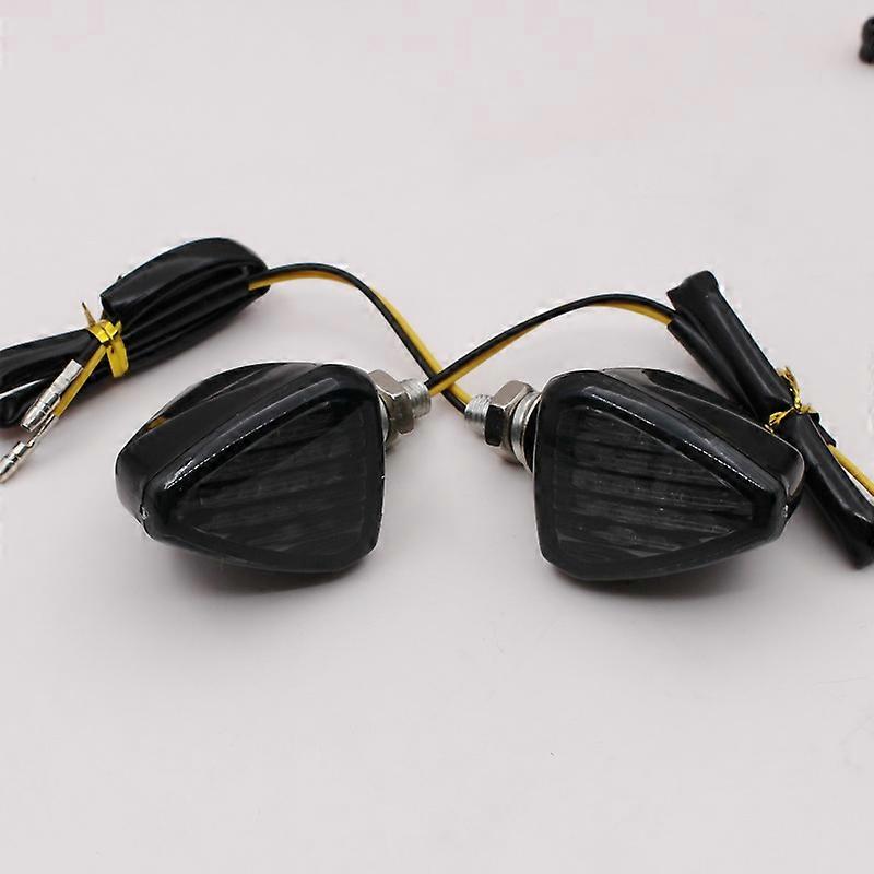 Foreign trade motorcycle turn light signal light off-road vehicle modified LED turn signal three-dimensional triangle turn signal