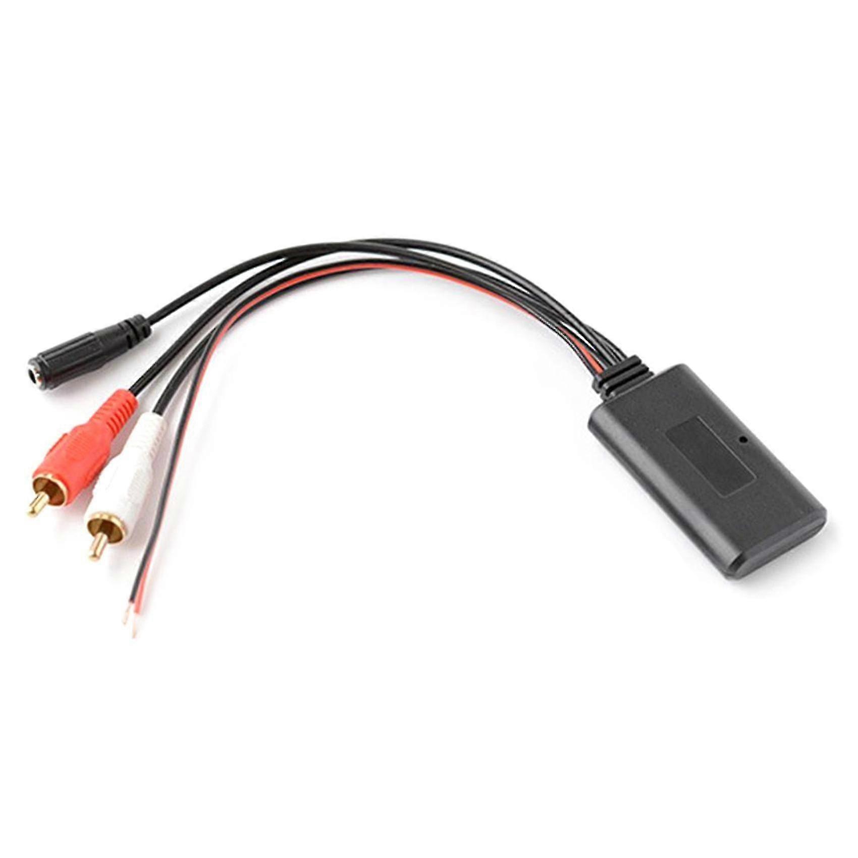 Car Bluetooth Music Adapter Module Stereo RCA AUX Audio Cable Universal 2RCA AUX-IN Audio Input Bluetooth Adapter