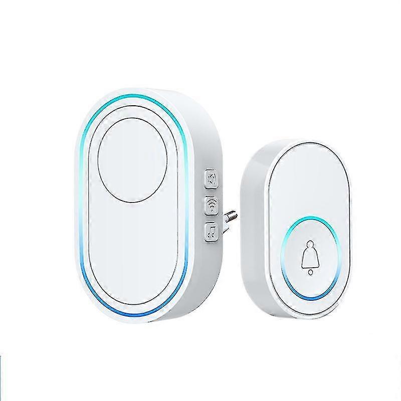Home Wireless Music Doorbell Plug-in Doorbell Alarm Eu Plug