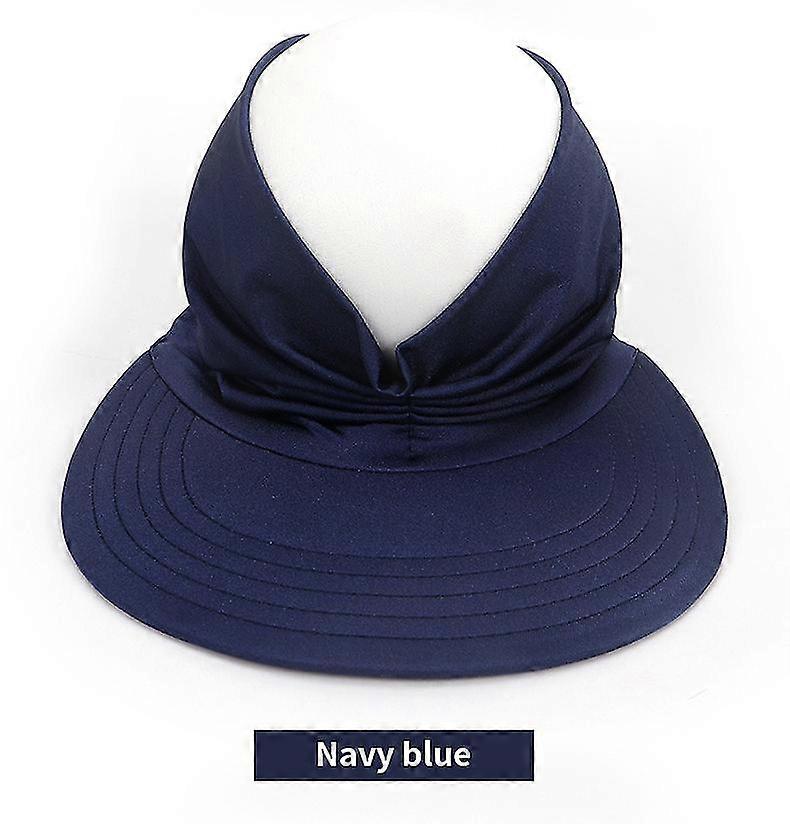 summer women's visor sun hat anti-ultraviolet elastic empty hat caps top