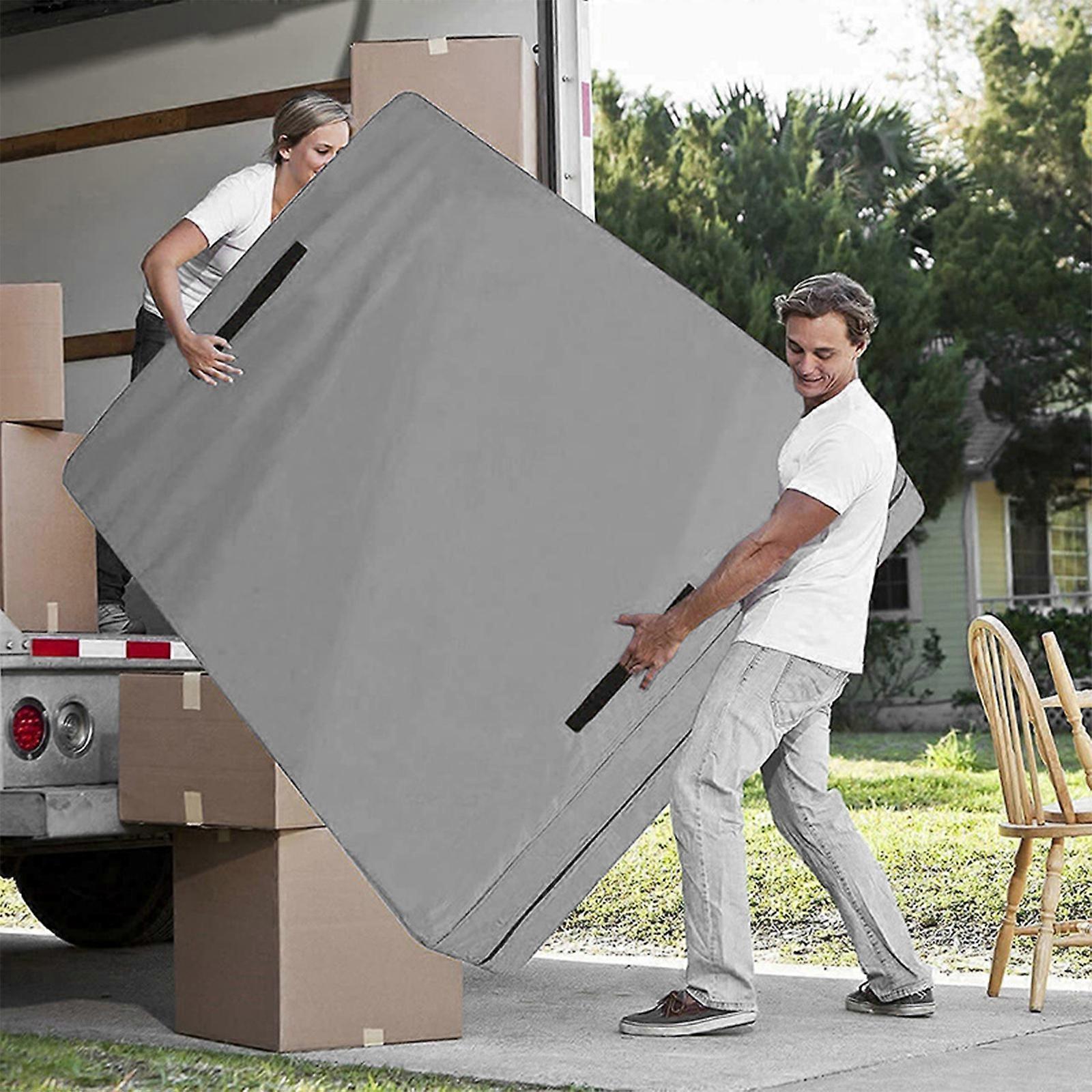 Mattress Bag With Handles For Moving And Storage Heavy Duty Tarp Reusable Mattress Storage Bag Easy Carrier Mattress Moving Cover