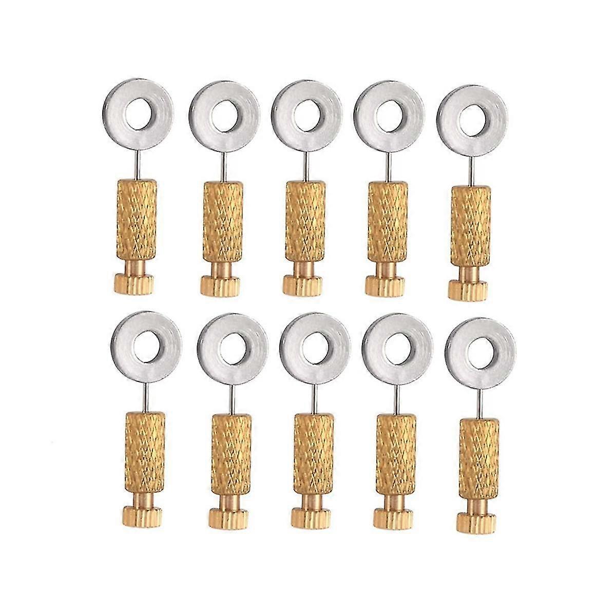 10Pcs/Set DIY Leather Craft Sewing Position Located Needles Fixed Suture Tool (0-6MM)