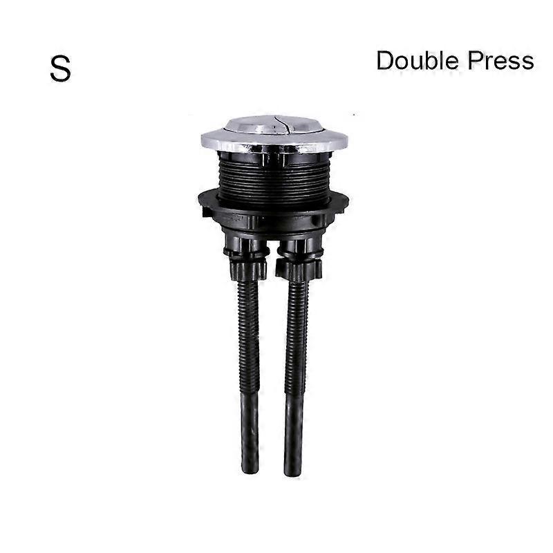 Dual Flush Toilet Commode Water Tank Push Button Tool Durable High Quality