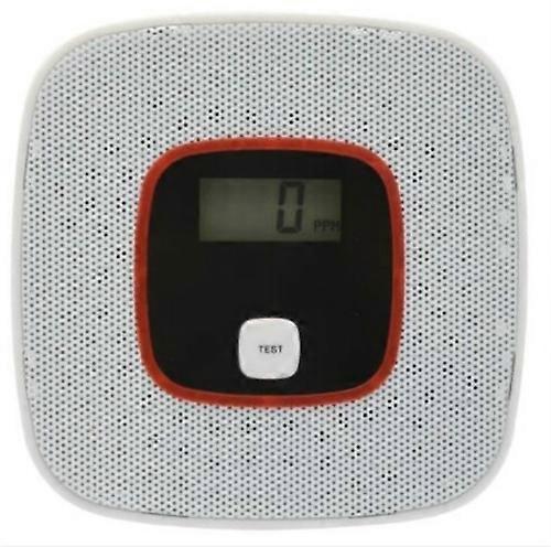 Carbon Monoxide Detector Gas Alarm Sensor Poisoning Gas Tester Human Voice Warning Detector with LCD Display