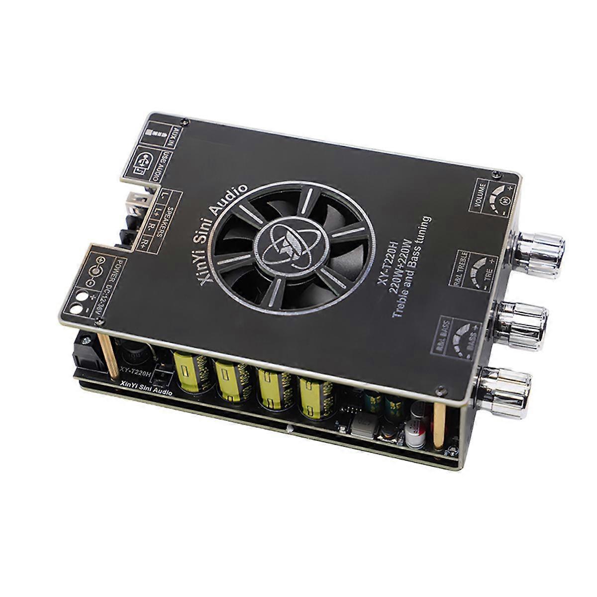 XY-T220H Bluetooth Audio Amplifier Module 220w X 2 High and Low Frequency Adjustment Dual Channel S