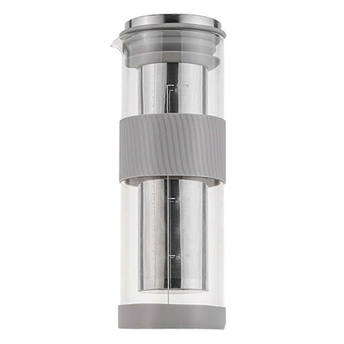 Portable Airtight Cold Brew Iced Coffee Maker Tea Infuser -800ml Cold Brew Coffee Kettle Brewing Gl