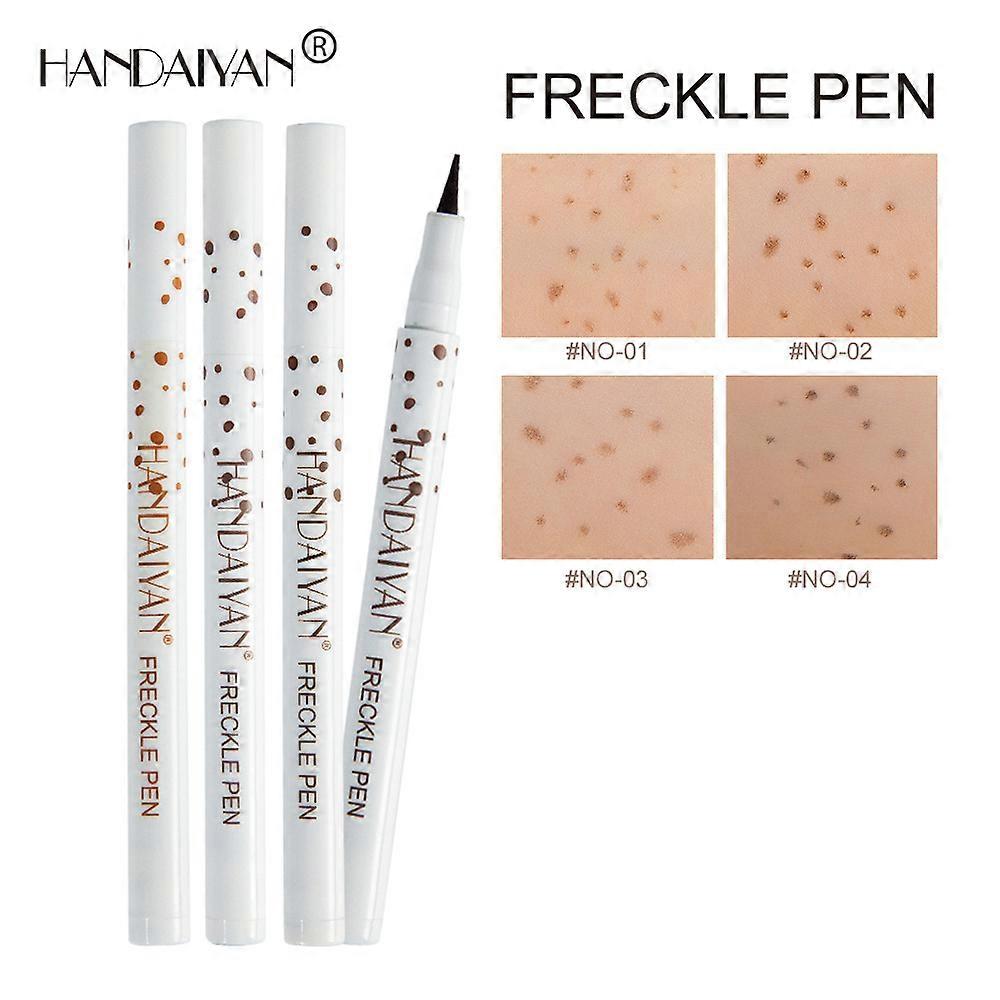 Natural Simulation Is Not Easy To Fade Makeup Spot Freckles Pen 4pcs