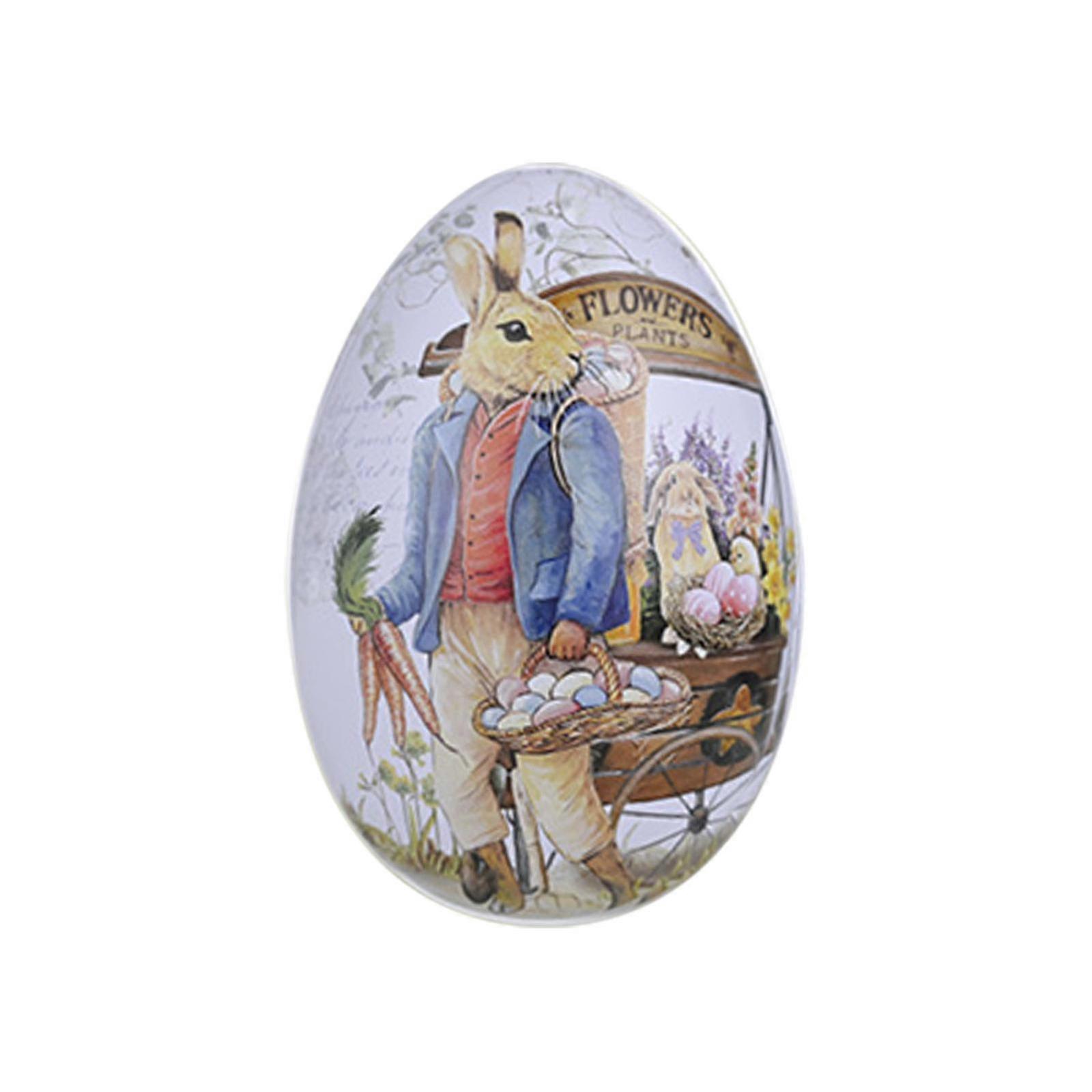 Easter Decorations Easter Tinplate Eggs Color Rabbit Iron Eggs Candy Eggshells