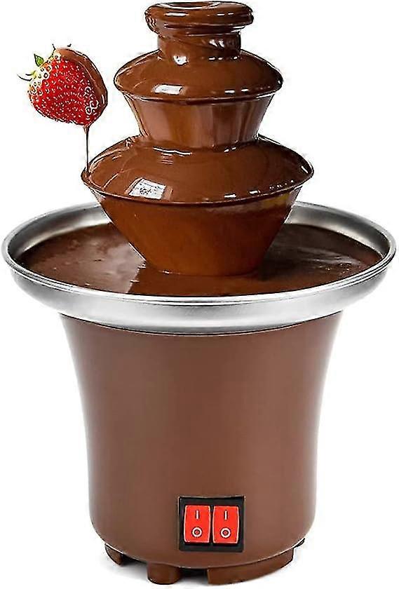 Chocolate Fondue Fountain, Three-tier Home Chocolate Fountain, Chocolate Melting Fondue, Chocolate Machine