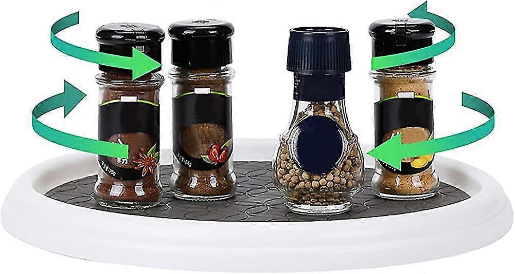 1 Pcs Heilwiy Spice Rack Spice Rack Turntable Storage Tray Rotatable Fridge Storage Racks Rotatable Gift