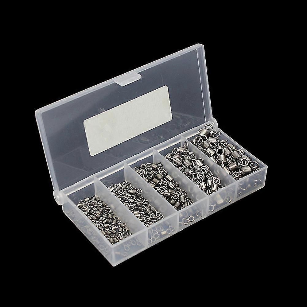 251pcs Pêche Rolling Swivel Haute résistance Acier Inoxydable Rolling Barrel Swivel Fishing Tackle-30
