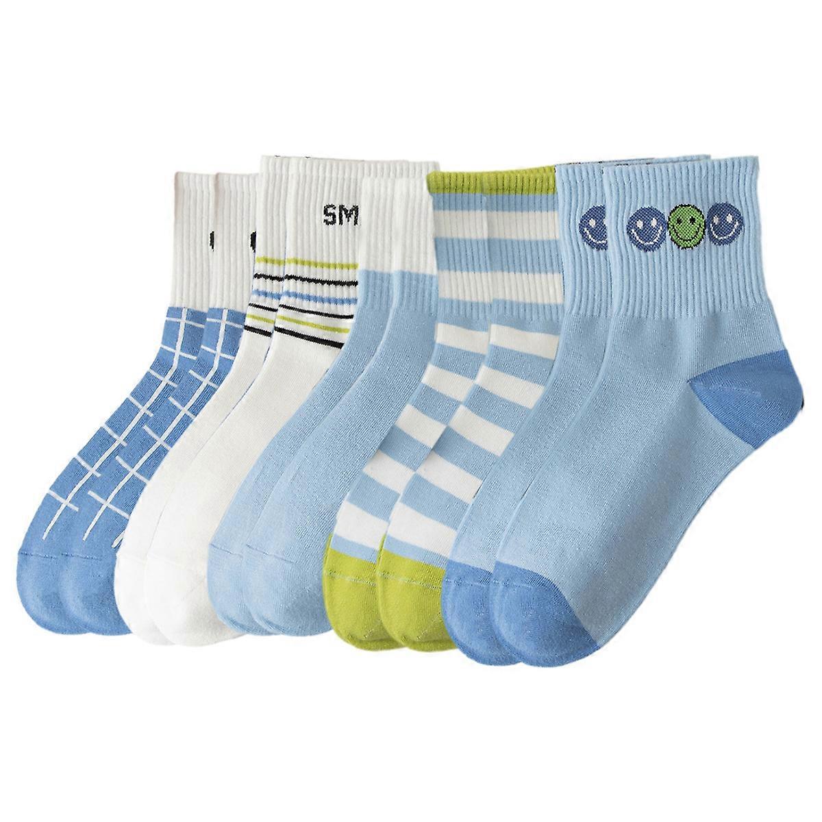 Cute pattern socks embroidered ankle novelty socks for ladies socks