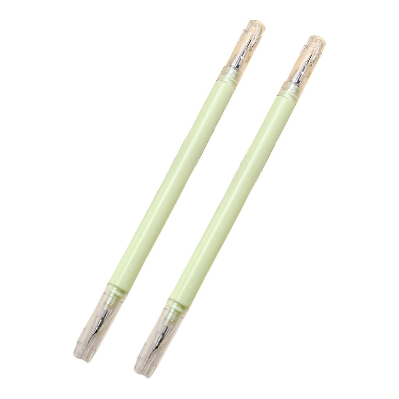 2Pcs/Set Paper Cutting Pen Double-head 0.5mm Nib Sharp Tungsten Steel Multi-colors DIY Stationery Art Paper Scrapbook Craft Cutter Student Supplies KA