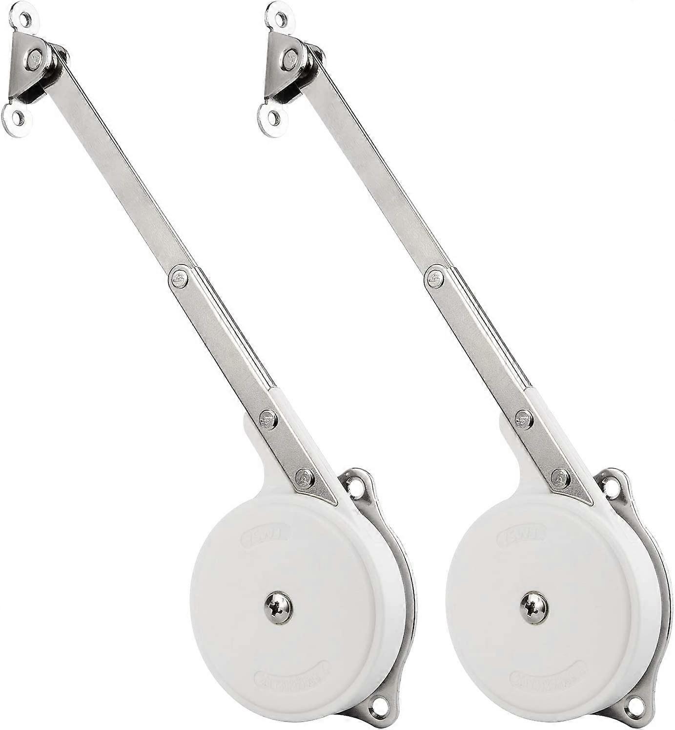 Closing Lid Support Hinge, Safety Hydraulic Lid Hold Auto Slow Damper Buffer For Storage Treasure Chest Cabinet Doors, Pack of 2