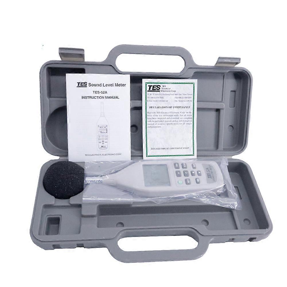 TES-52A Digital Sound Level Meter 26dB to130dB Noise Tester Meter