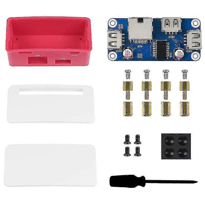 Ethernet/usb Hub Hat (b) Expansion Board For Raspberry Pi Zero/zero W/2 W/zero
