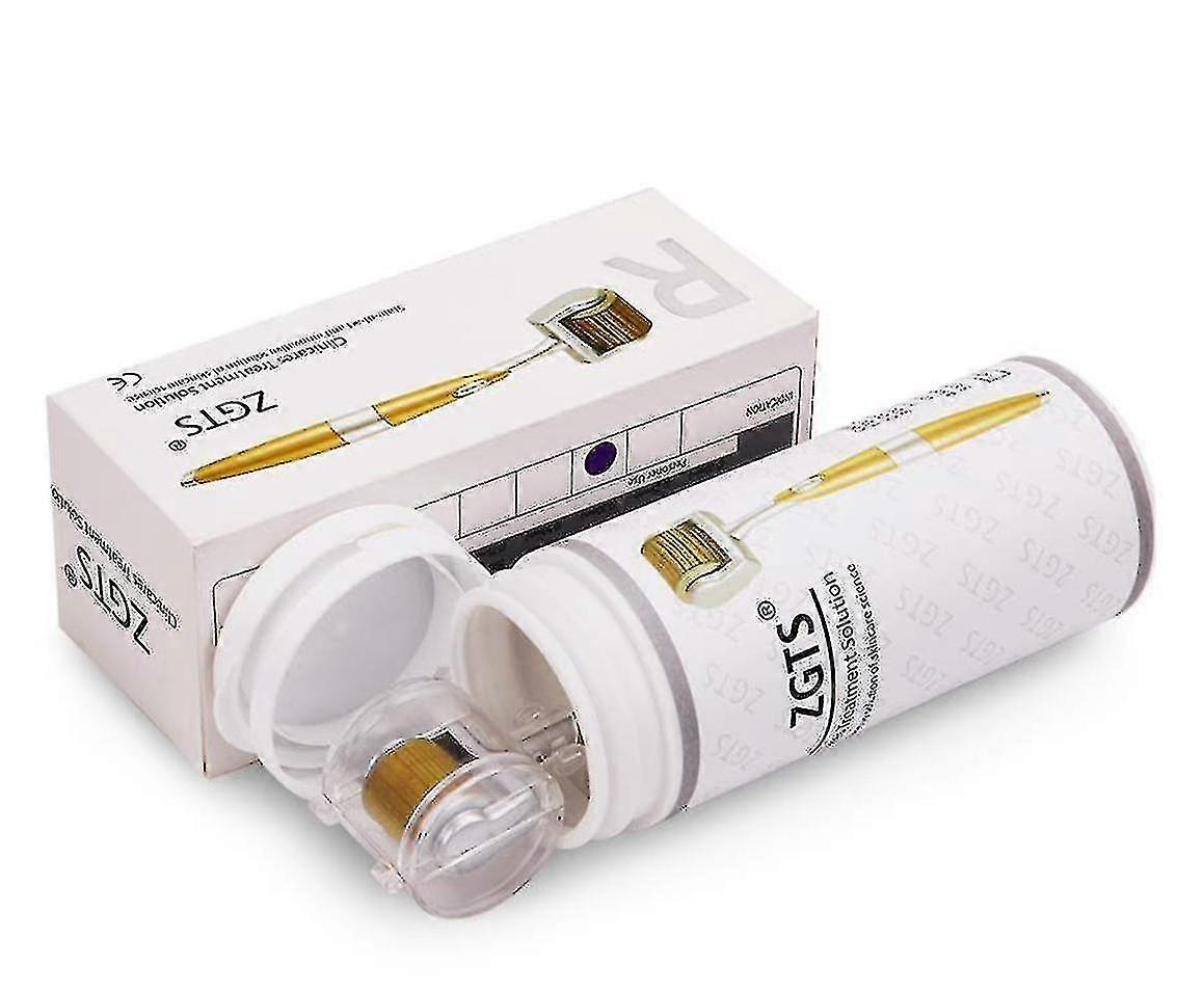 Zgts 192 Derma Roller Titanium Micro Needles System Dermaroller Derma Roller Mesotherapy 0.25/0.30/0.5/0.75/1.0/1.5/2.0/2.5/3.0mm Needles For Facial C