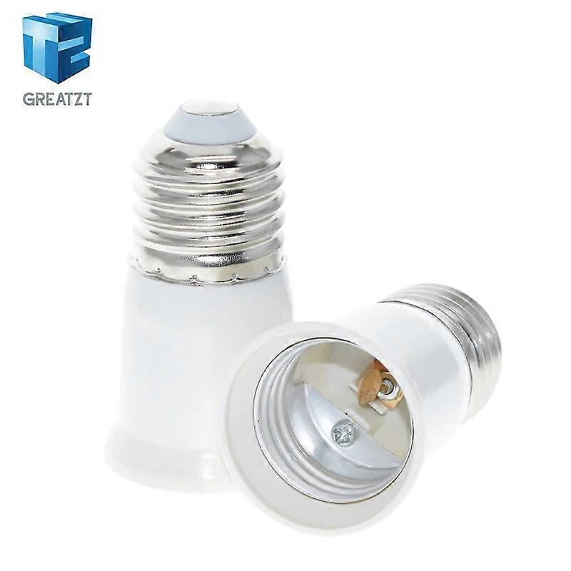 E27 to E27 Extension Socket Base CLF LED Light Bulb Lamp Adapter Socket Converter