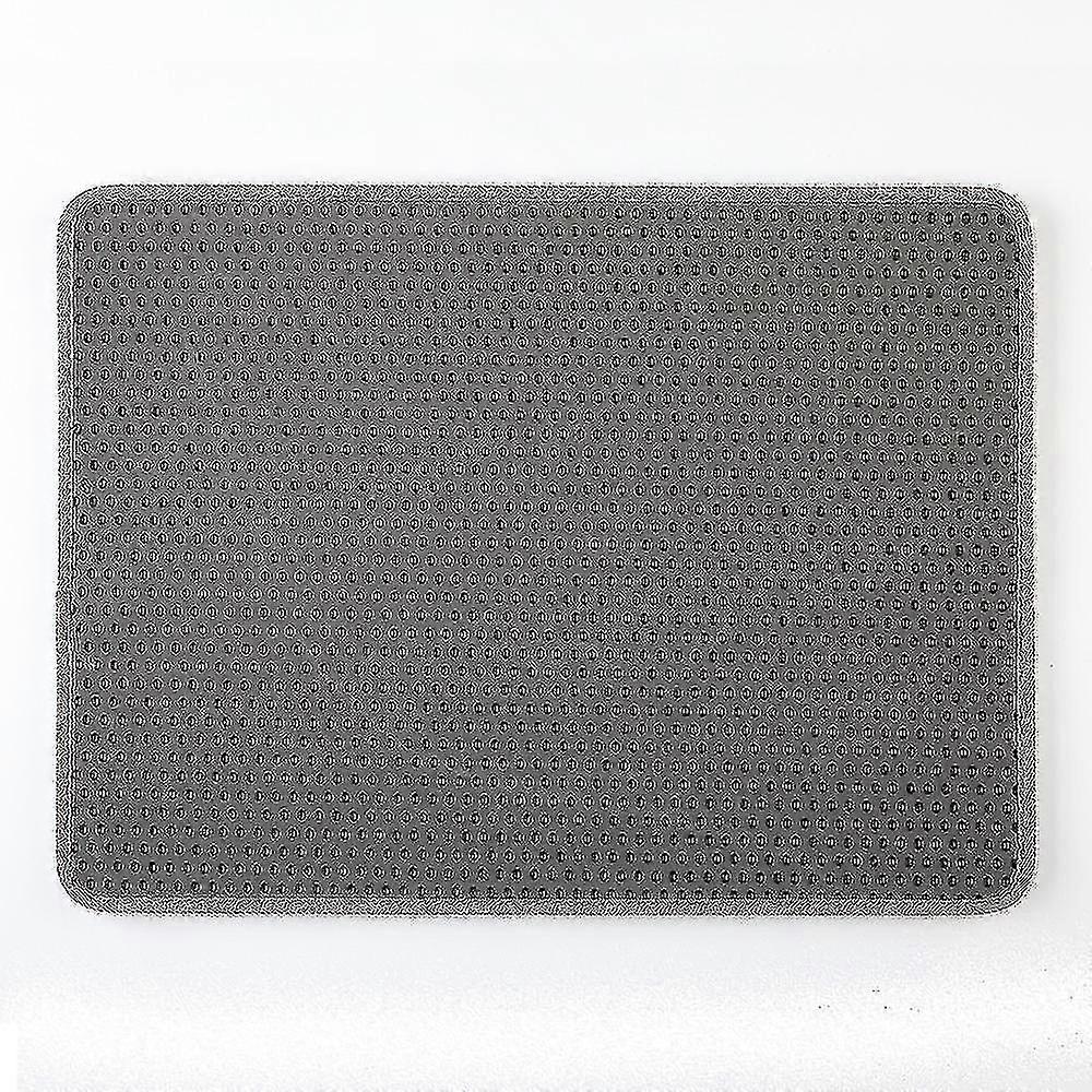 Cat Litter Mat Foldable Double Layer Waterproof Honeycomb Shape
