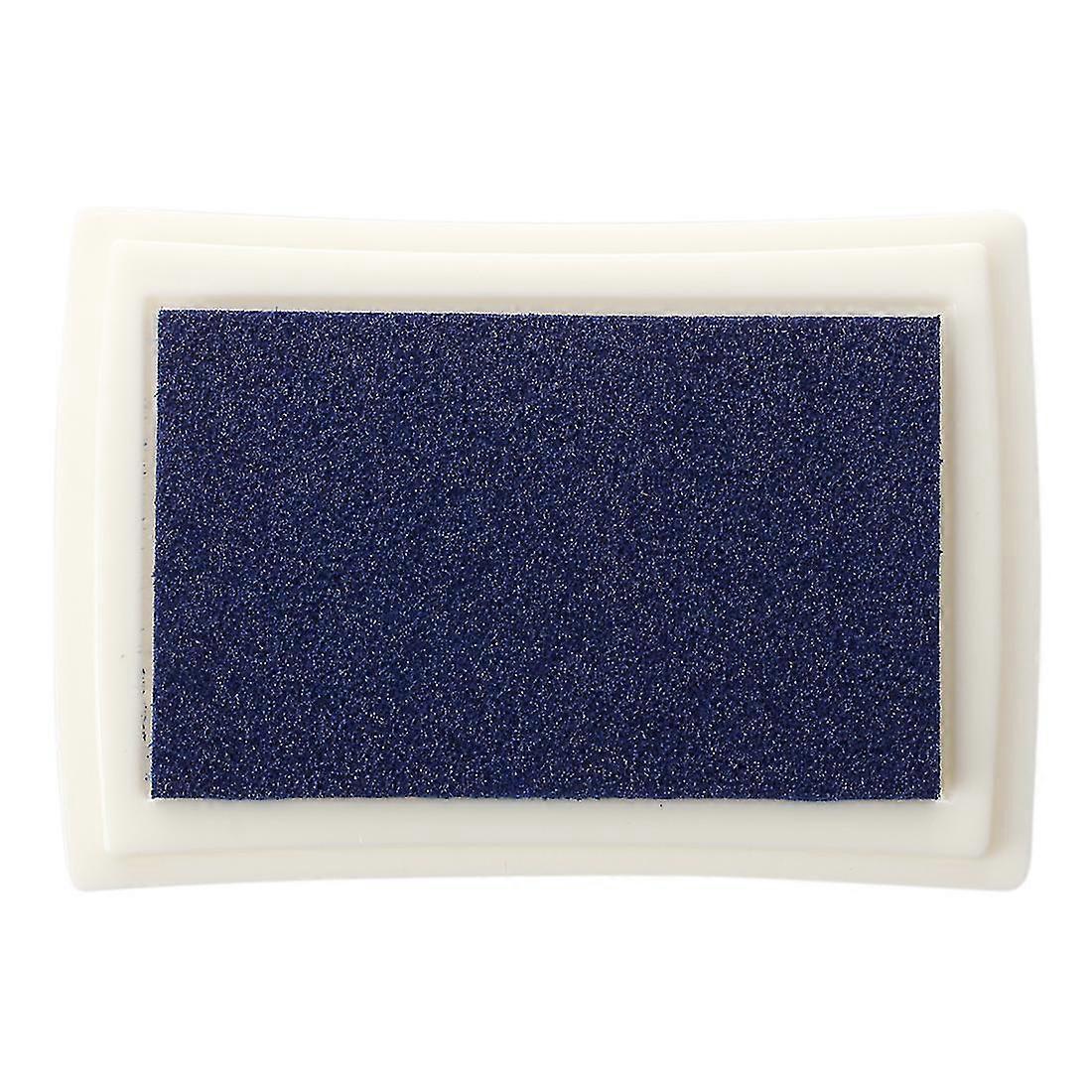 Tampon encreur bleu Tampon encreur Tampon en caoutchouc Empreinte digitale Artisanat Non toxique