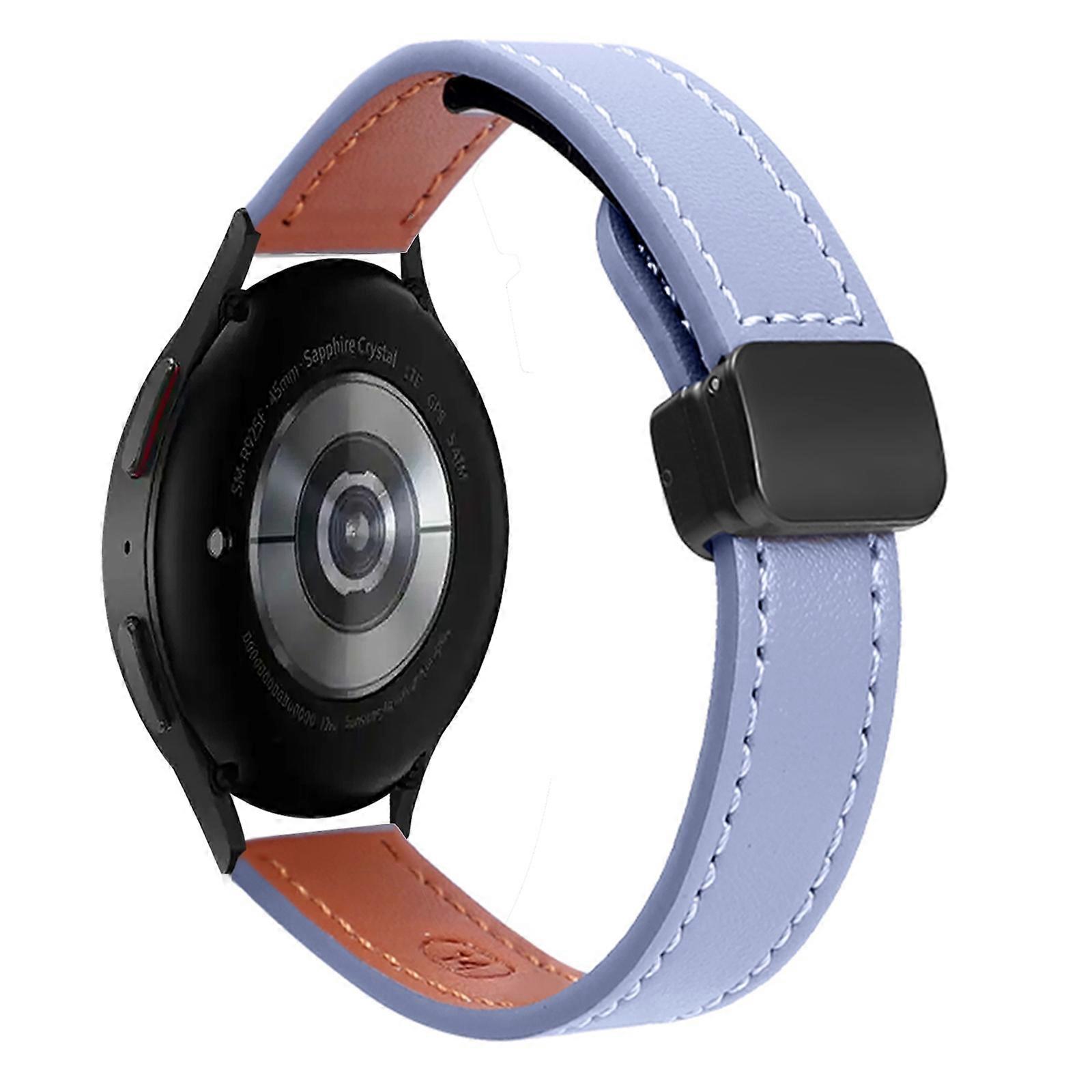 Leather Strap For Samsung Galaxy Watch 5 Pro 45mm